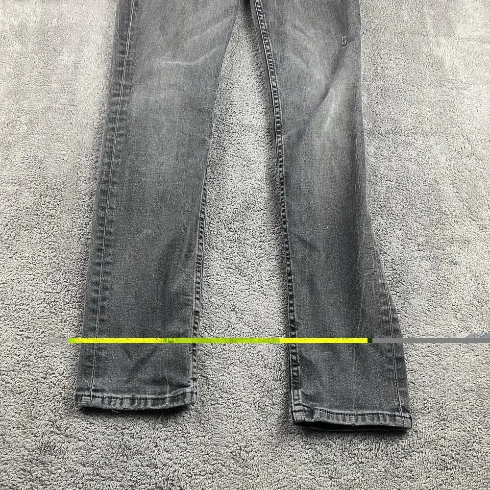 Levis 511 Slim Fit Straight Leg Jeans Mens 29x32 Gray Low Rise‎